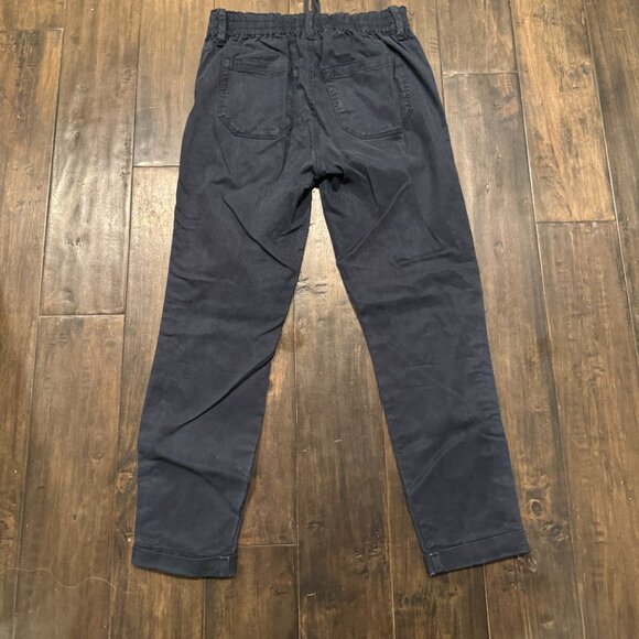 PAIGE Christy Navy Drawstring‎ Waist Pants Women's Size 25 - Picture 8 of 13